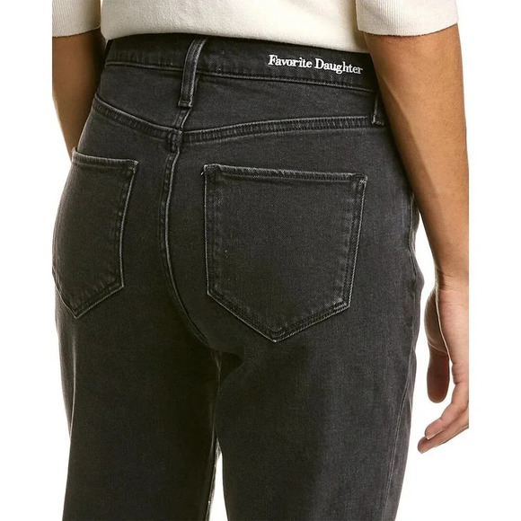 NWOT Favorite Daughter The Evelyn High-Rise Storm Slim Straight Jean - Stirrups - Picture 9 of 9